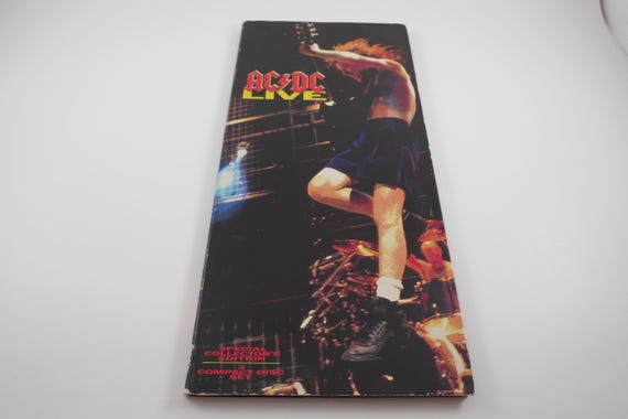 Vintage 1992 CD Set AC/DC Live 2 Disc Set with Fold Out Poster Excellent Condition