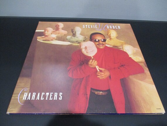 Vintage 1987 Vinyl LP Record Stevie Wonder Characters Excellent Condition 63609