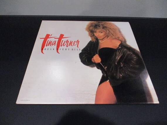 Vintage 1986 Vinyl LP Record Tina Turner Break Every Rule Excellent Condition 63197