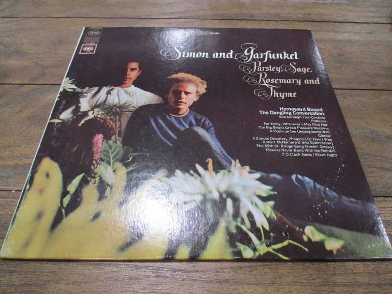 Vintage Ranking integrated 1st place 1972 Vinyl LP Record Simon and Garfunkel Easy-to-use Ro Parsley Sage