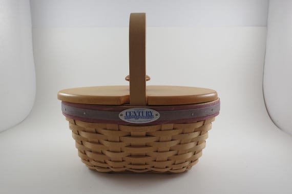 Longaberger 2000 Hostess Appreciation Century Celebration Basket with Protector and Lid