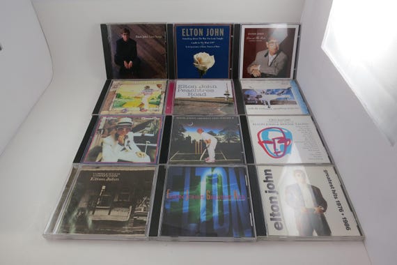 Vintage 80's/90's Elton John CD's Yellow Brick Road Greatest Hits Love Songs Madman Across the Water Honky Chateau More Sold Individually