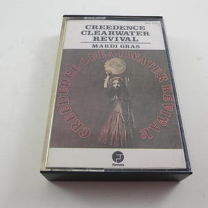 1983 Cassette Tape Creedence Clearwater Revival Mardi Gras Rare Spain Pressing