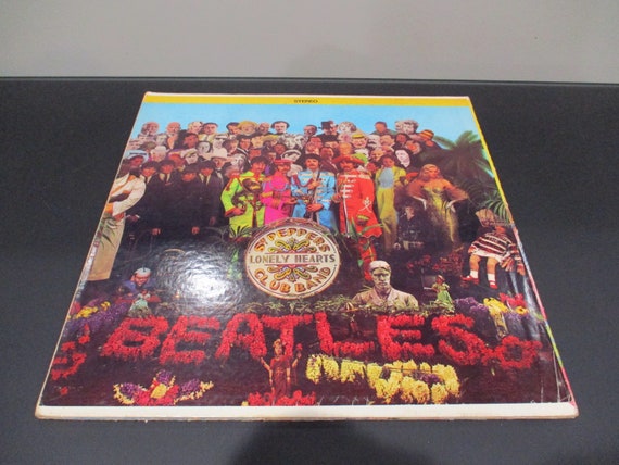 Vintage 1967 Vinyl LP Record The Beatles Sgt Peppers Lonely Hearts Club Band Excellent Condition Stereo Pressing 66338
