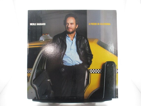 Vintage 1986 Vinyl LP Record A Friend in California Merle Haggard Excellent Condition 68731