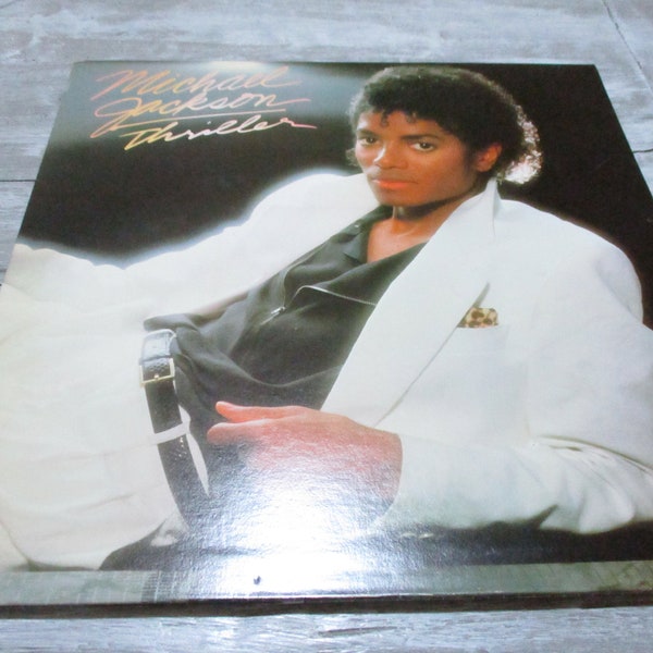 Vintage 1982 LP Record Michael Jackson Thriller Excellent Condition 21856