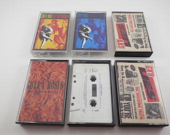 Guns N Roses Cassette Tapes: Vintage 1980s Rock Music