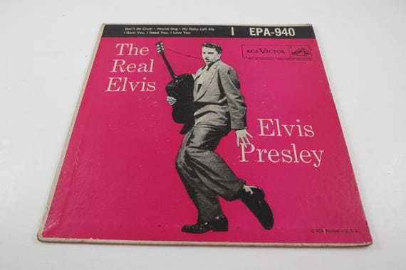 Vintage 1956 Elvis Presley "The Real Elvis" Vinyl 45 EP: Original Pressing