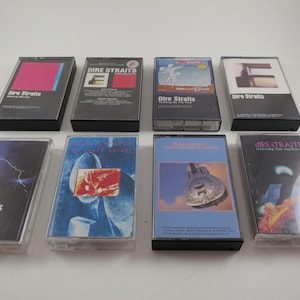 Vintage Dire Straits Cassette Tape: 1980s Rock Music