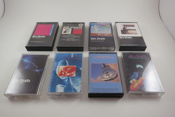 Vintage 1980's Dire Straits Cassette Tapes Excellent Condition Love Over Gold Brothers In Arms Self Titled Alchemy Sold Individually