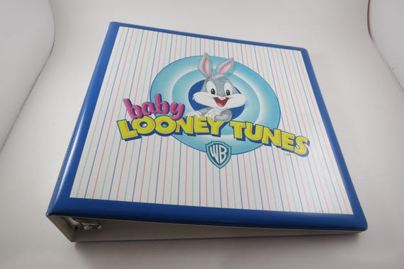Vintage 1996 Baby Looney Tunes 3-Ring Binder - Warner Brothers