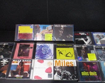 1980's Miles Davis Jazz CD's Poetics of Sound Sketches of Spain Love Songs Greatest Hits Kind Of Blue Bitches Brew Doo Bop Sold Individually