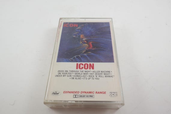 Original 1984 Cassette Tape Icon Self Titled Rock/Hard Rock