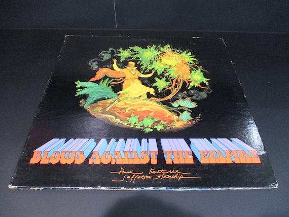 Vintage 1970 Vinyl LP Record Blows Against The Empire Jefferson Starship Excellent Condition Orange Label 68725