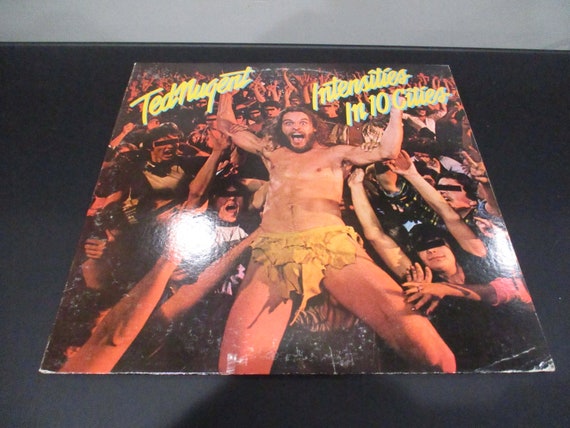 Vintage 1981 Vinyl LP Record Ted Nugent Intensities in 10 Cities Live Album Excellent Condition 63162