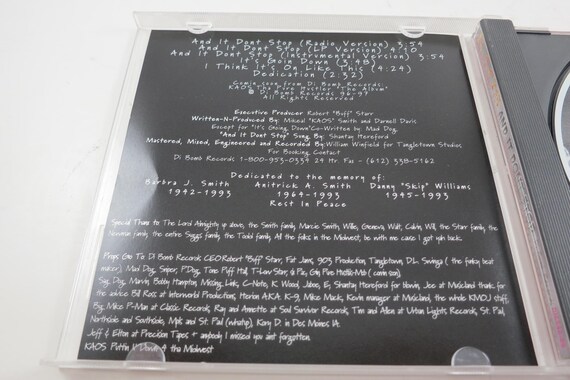 1996 Kaos Maxi CD: And It Don't Stop - Hip Hop