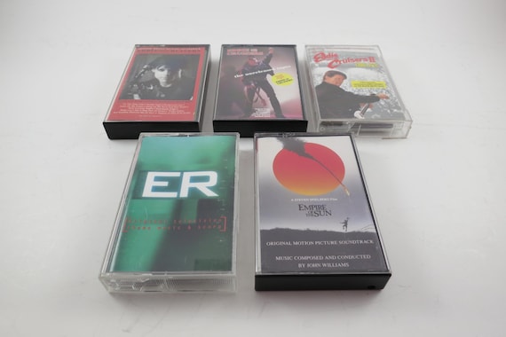 Vintage Soundtracks of the 80's and 90's Cassette Tapes E Eddie and the Cruisers Empire of the Sun ER More Sold Individually