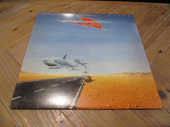 Vintage 1983 Vinyl LP Record Heading for A Storm Vandenberg Hard Rock Near Mint Condition 55833