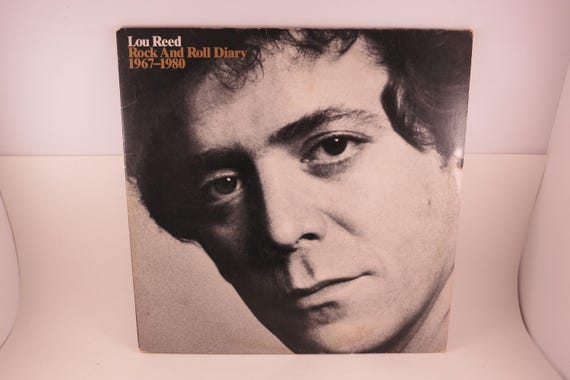 Vintage 1980 Vinyl LP Record Rock and Roll Diary 1967-1980 Lou Reed Excellent Condition 71732
