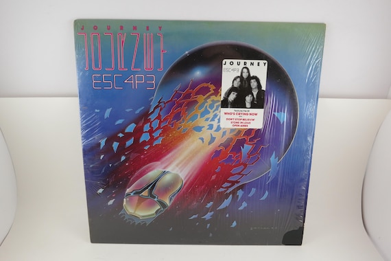 1981 Vinyl LP Record Journey Escape Very Good Condition In Shrink Hype Sticker