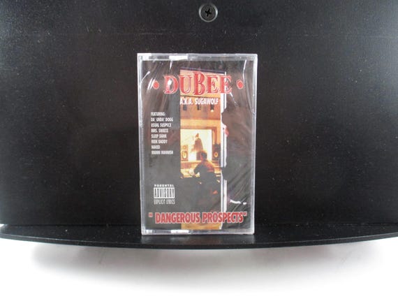 Vintage 1999 Hip Hop Cassette Tape Dubee (AKA Sugawolf) Dangerous Prospects Mint Condition Still Factory Sealed