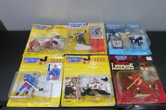 Kenner Starting Lineup NHL Hockey Figure: Vanbiesbrouck, Lemieux, Gretzky - New In Package
