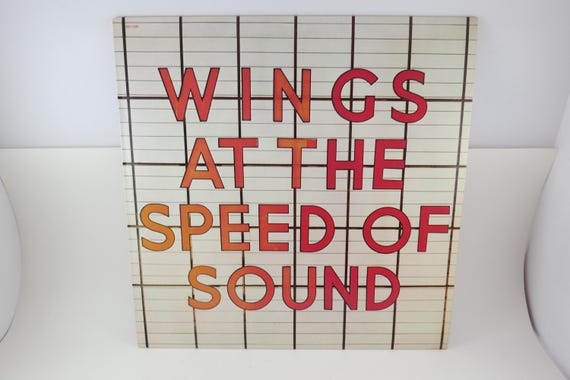 1976 Vinyl LP Record Wings At The Speed of Sound Excellent Condition