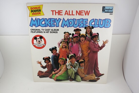 Vintage 1977 Vinyl LP Children's Record Walt Disney Mickey Mouse Club All New Excellent Condition 71309