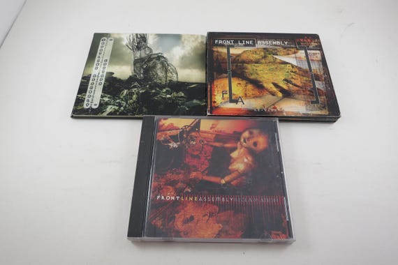 Vintage Front Line Assembly CD's Re-Wind Epitaph Reclamation
