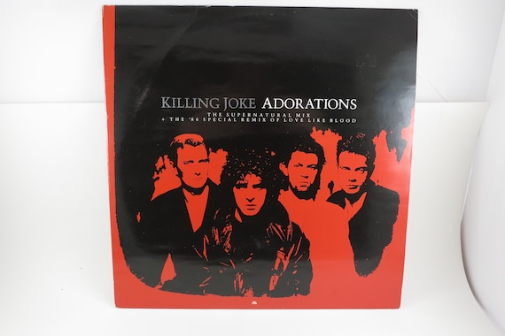 Vintage 1986 EP Vinyl Record Killing Joke Adorations EX