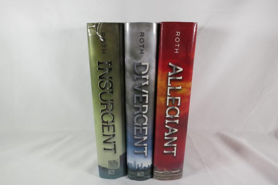 Set of 3 Veronica Roth Hardcover Books Complete Divergent Series 1-3