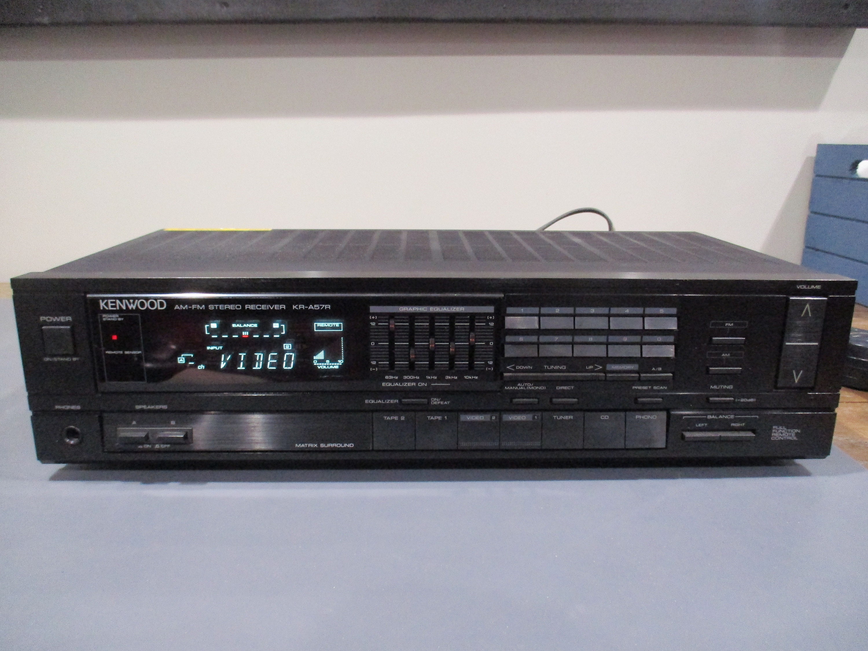 hervorming Reproduceren Republikeinse partij Vintage 1990's Kenwood Audio Video Receiver Model KR-A57R - Etsy