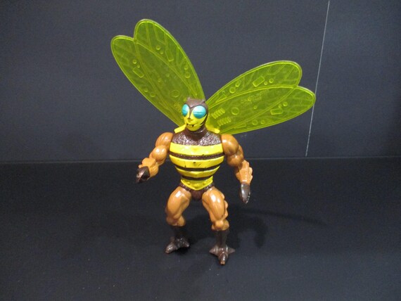 Vintage 1983 Masters of the Buzz Off Action Figure MOTU McKaneck Original 6 Inch Figure