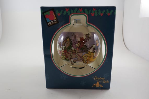 Vintage 1987 Mickey Unlimited Epcot Center Christmas Ornament in Original Box