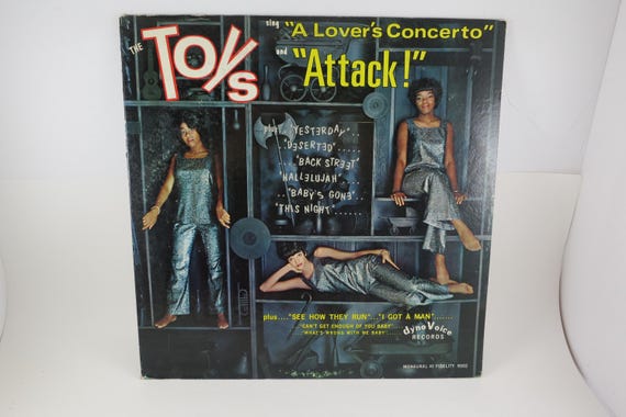 Vintage 1966 Vinyl LP Record The Toys – The Toys Sing "A Lover's Concerto" And "Attack"