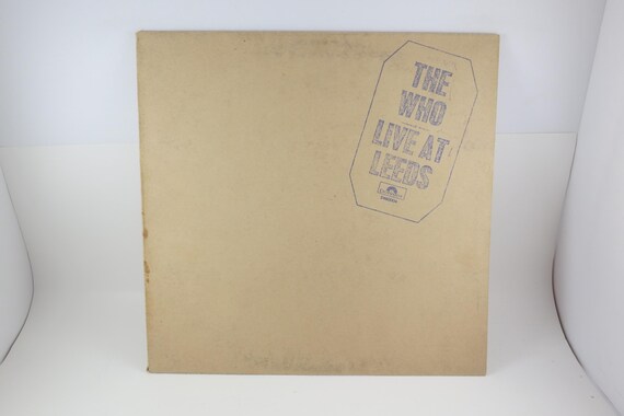 Vintage 1970 LP Vinyl Record The Who Live at Leeds Excellent Condition with 10 Inserts German Pressing 71470