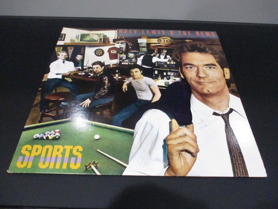 Vintage 1983 Vinyl LP Record Huey Lewis and The News Sports Excellent Condition 62300