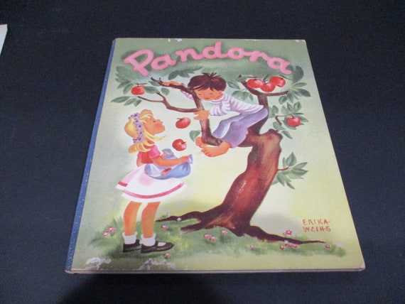 Vintage 1945 Children's Book Pandora Erika Weihs Pied Piper Books Excellent Condition Illustrated
