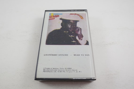 Vintage 1987 Reggae Cassette Tape Wear Yu Size Lieutenant Stitchie Jamaican Pressing