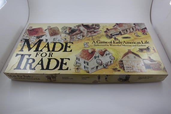 Vintage 1993 Made For Trade Board Game of Early American Life Aristoplay Complete
