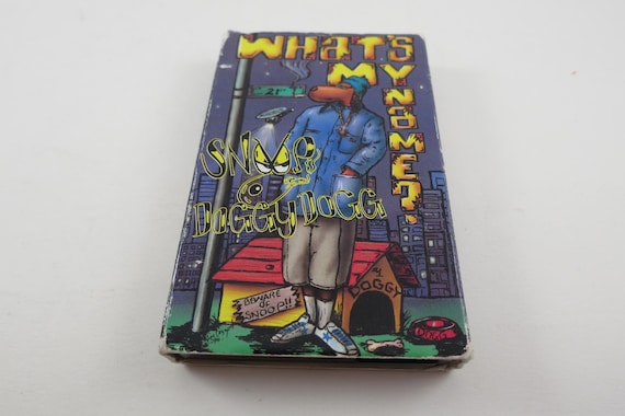 Vintage 1993 Cassette Tape Single What's My Name?- Snoop Doggy Dogg