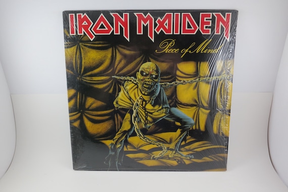Vintage 1983 Vinyl LP Record Piece of Mind Iron Maiden Near Mint Condition Original US Pressing 71415