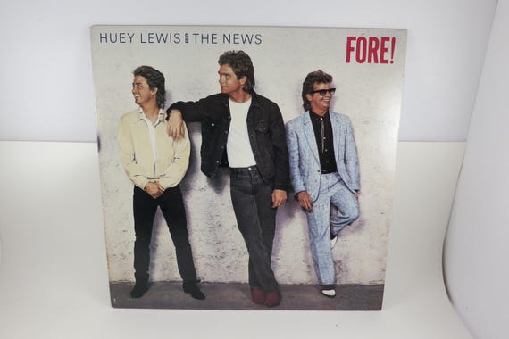 1986 Vinyl LP Record Huey Lewis & The News Fore! Excellent Condition 71818