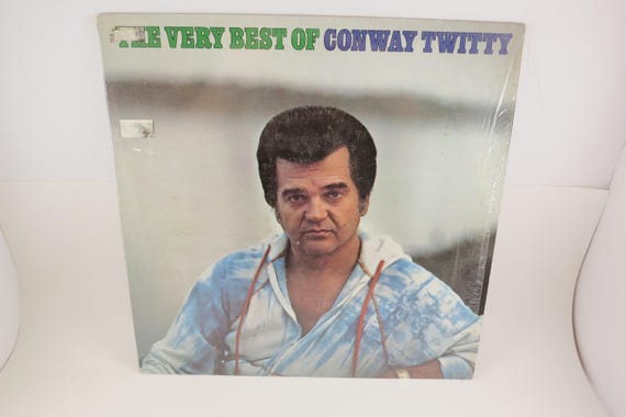 Vintage 1978 Vinyl LP Record The Very Best of Conway Twitty Excellent Condition In Shrink