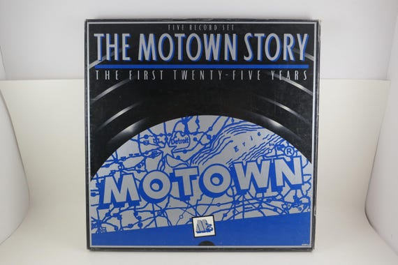 Vintage Motown Story Vinyl Record Box Set: 1970s 25th Anniversary LP