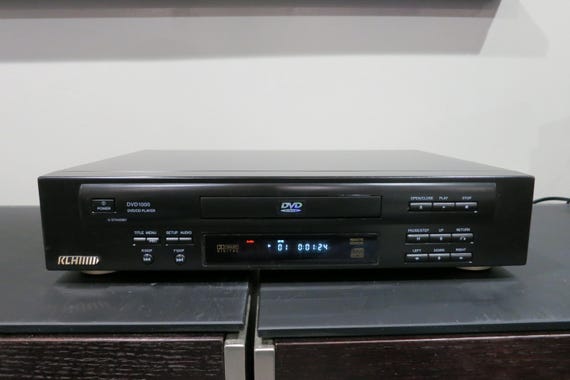 Vintage 90's KLH Digital DVD/CD Player Model DvD-1000