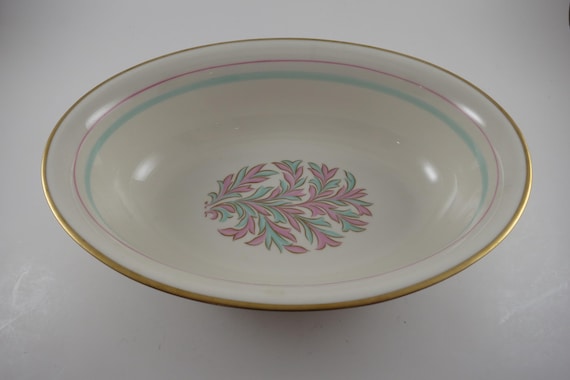 Vintage Franciscan Rossmore 10 5/8 Inch Oval Vegetable Serving Bowl