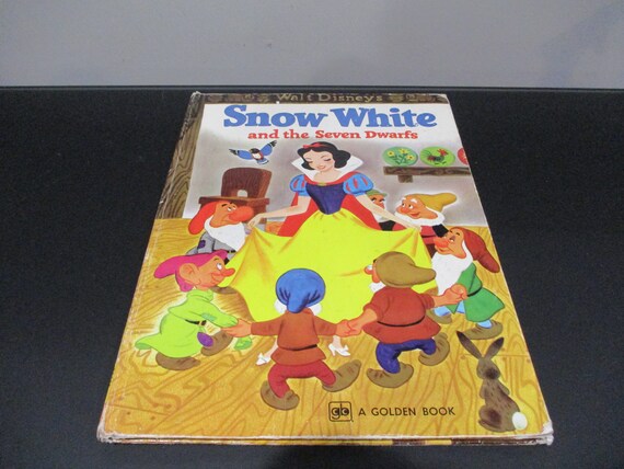 Vintage 1972 Golden Book Snow White and the Seven Dwarfs 27th Printing Illustrated Good Condition