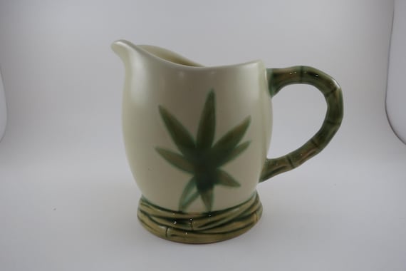Vintage Roscher & Co Bamboo Bay Pattern 16 Ounce Creamer