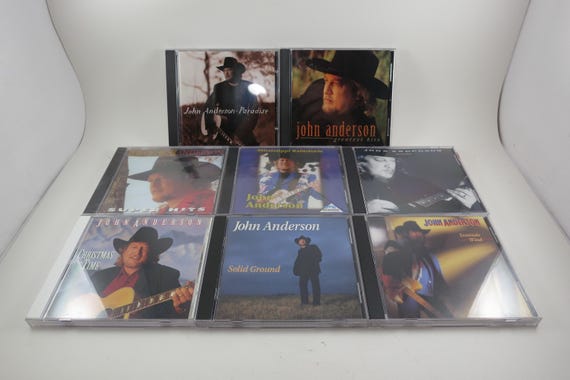 1980's/90's John Anderson Country CD's Paradise Solid Ground Seminole Wind Sold Individually